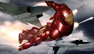 iron man flying