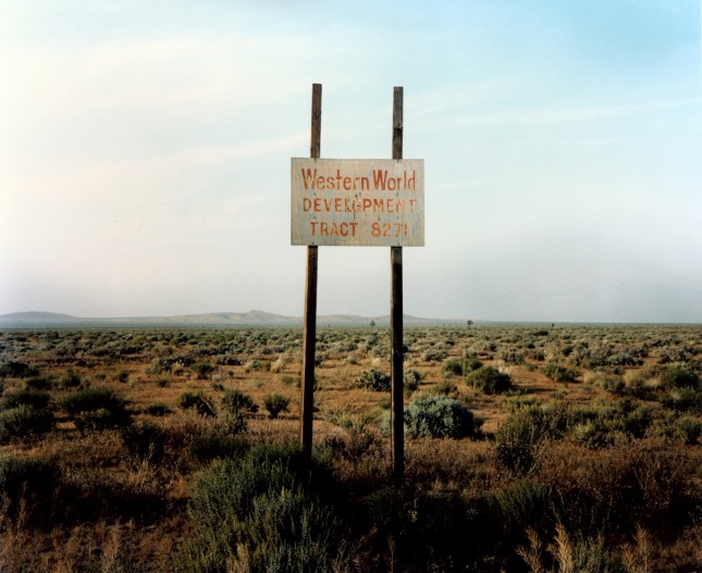 W.Wenders, Western World Development, Near Four Corners, California, 1986